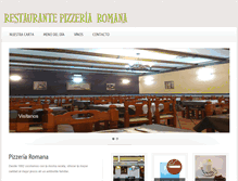 Tablet Screenshot of pizzeriaromana.es